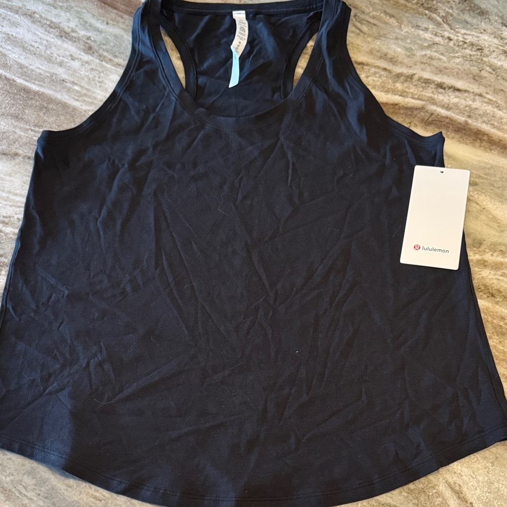 lululemon athletica Black Racerback Tank Top